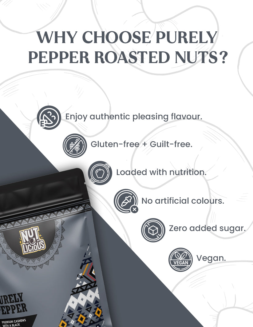 Purely Pepper Roasted Nuts